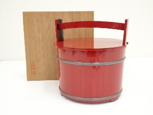 朱漆塗手桶水指（保護箱）